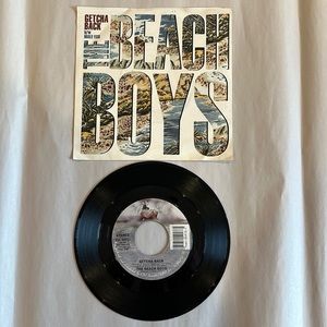 THE BEACH BOYS: Getcha Back/ Male Ego 45 Vinyl Record